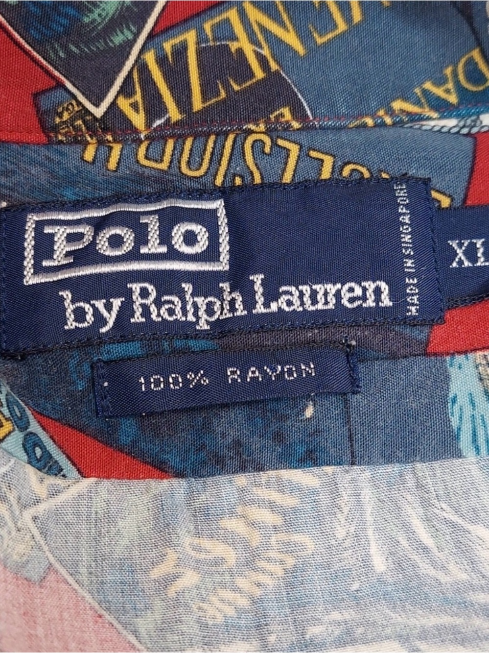 Vintage Polo Ralph Lauren Excelsior Hotel Button Down Rare Classic Fit XL - Picture 4 of 8